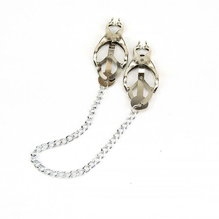 Bound To Please - Squeezer Teaser Clover Nipple Clamps With Chain (toys For Hery)