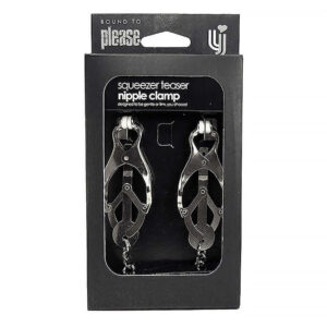 Bound To Please - Squeezer Teaser Clover Nipple Clamps With Chain (toys For Hery)