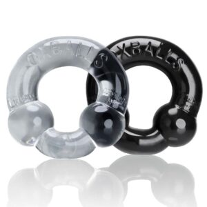 Oxballs - Ultraballs Cockring (2-pack Clear/black)