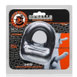 Oxballs – 360 Dual Cockring And Ballsling (silver)