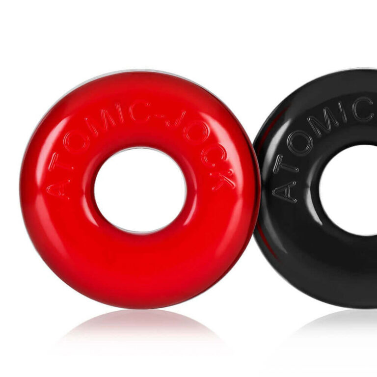 Oxballs - Ringer Red Black & Blue Small Cockrings
