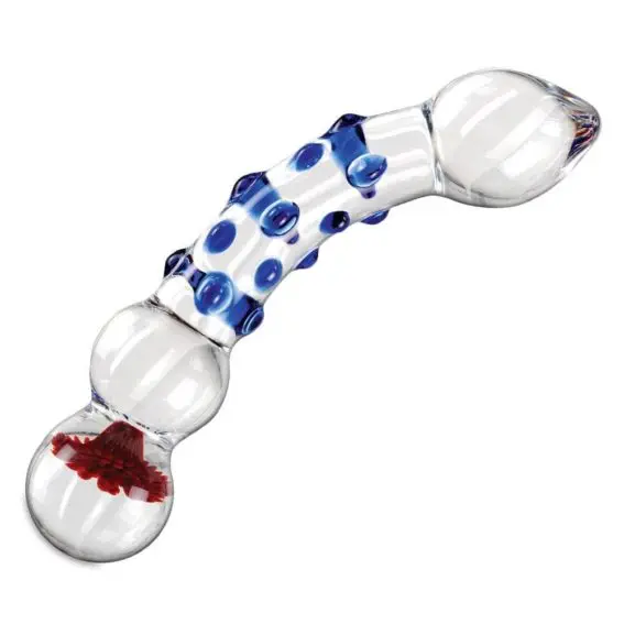 Icicles Glass Massager – No.18 – Curved Dildo (7-inch)