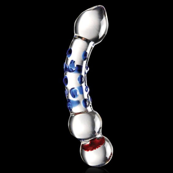 Icicles Glass Massager – No.18 – Curved Dildo (7-inch)