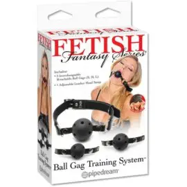 Fetish Fantasy – Ball Gag Training System (black)