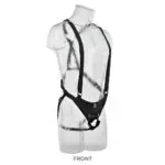 King Cock - Strap-on Harness 11-inch Two Cocks & One Hole (flesh)