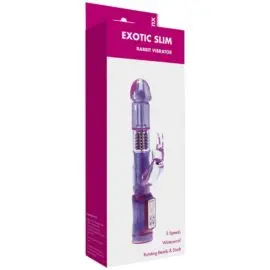 Minx – Exotic Slim Rabbit Vibrator (purple)