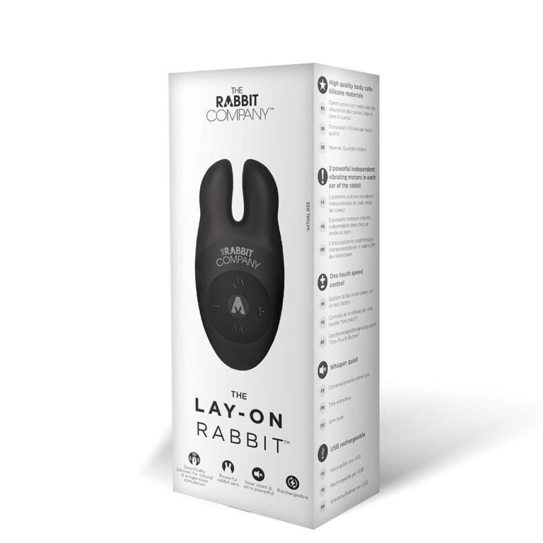 The Rabbit Company - The Lay-on Rabbit Vibrator (black)