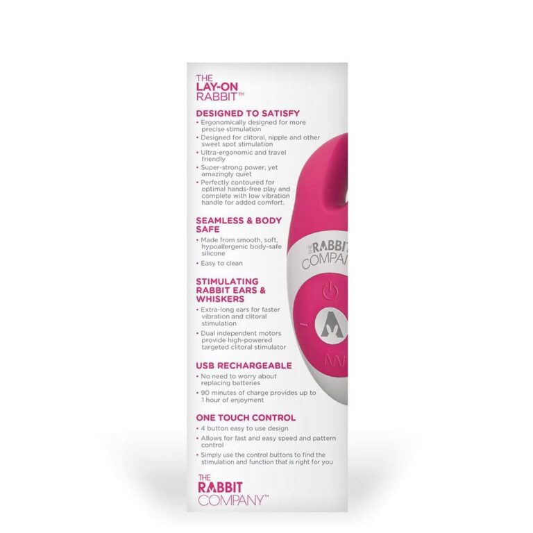 The Rabbit Company - The Lay-on Rabbit Vibrator (hot Pink)