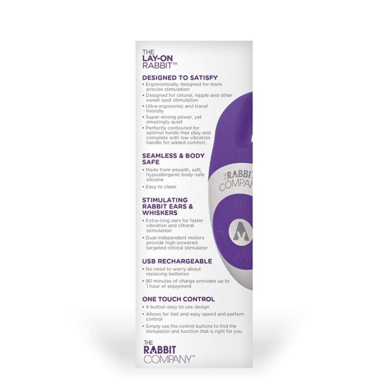 The Rabbit Company - The Lay-on Rabbit Vibrator (purple)