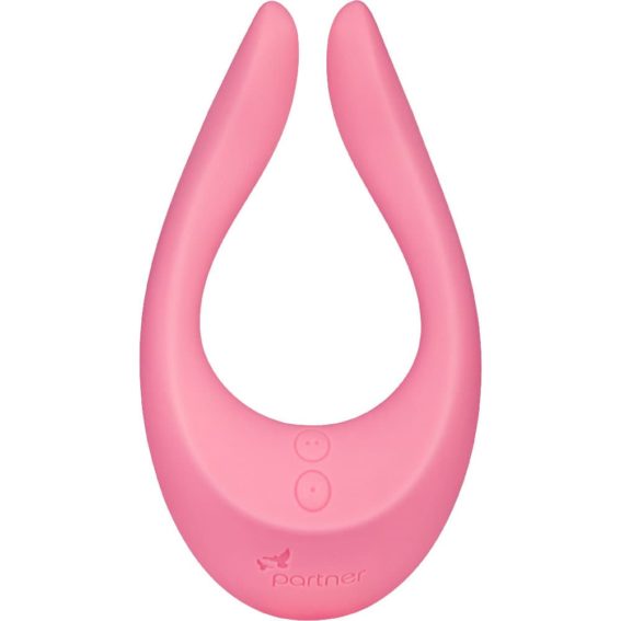 Satisfyer Partner – Multifun Two – 14 Option Couples Vibrator (pink)