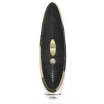 Satisfyer Luxury – Haute Couture Black Leather & Gold Clitoral Stimulator