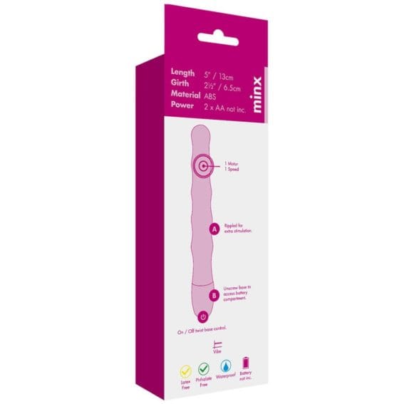 Minx - Silky Touch Bullet Vibrator (purple) (5-inch)