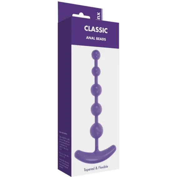 Kinx – Classic 6″ Anal Beads (purple)