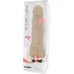 Seven Creations – Classic Vibe With Clit Stim (flesh) (7.5-inch)