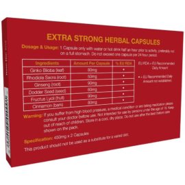 Extra Strong – Male Tonic Enhancer (2x 450mg Capsules)