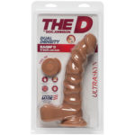 The D By Doc Johnson – Ragin D With Balls Ultraskyn Dildo (9-inch Caramel)