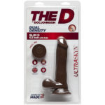The D By Doc Johnson – Slim D Ultraskyn Dildo (6-inch Chocolate)