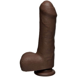 The D By Doc Johnson – Uncut D With Balls Firmskyn Dildo (7-inch Chocolate)