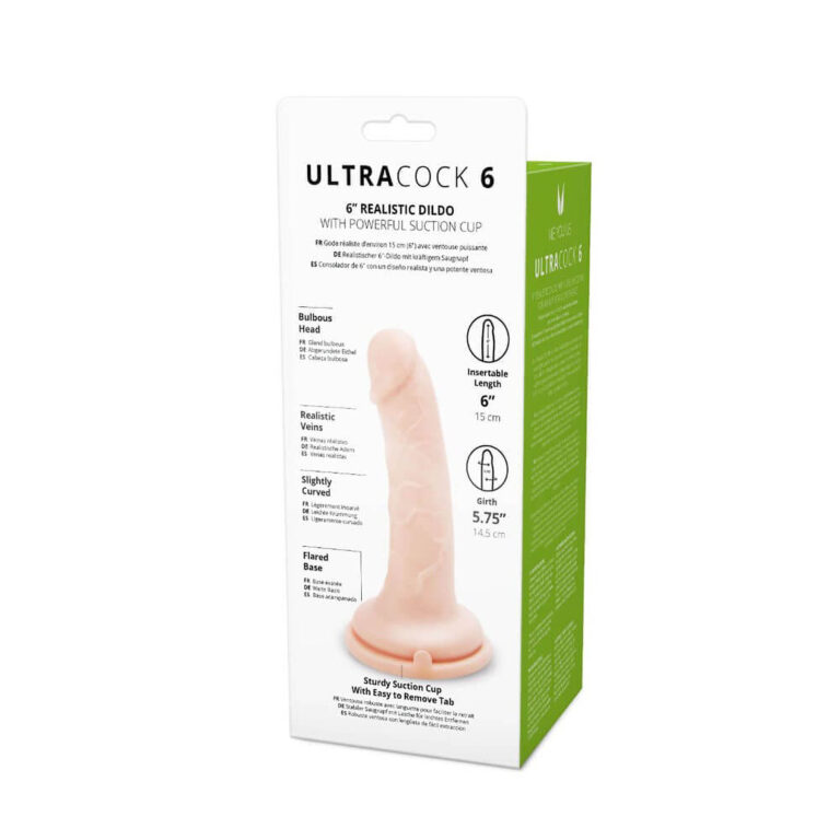 Me You Us - Ultra Cock 6-inch Vanilla Realistic Dildo