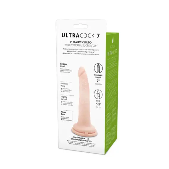 Me You Us - Ultra Cock 7-inch Vanilla Realistic Dildo