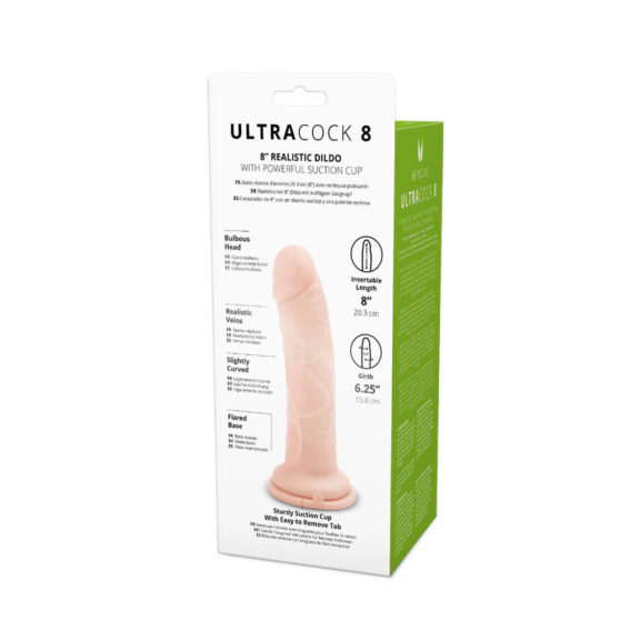 Me You Us - Ultra Cock 8-inch Vanilla Realistic Dildo