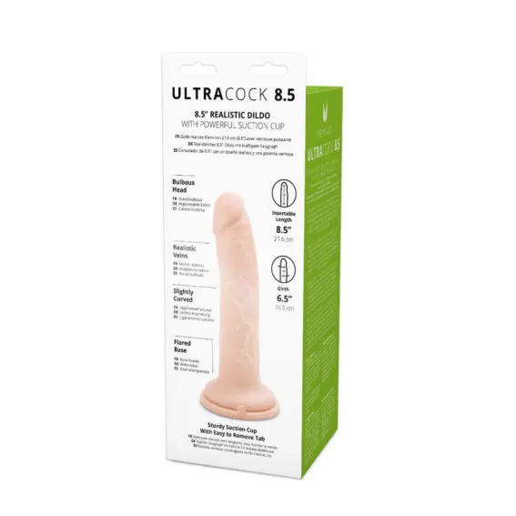 Me You Us - Ultra Cock 8.5-inch Vanilla Realistic Dildo