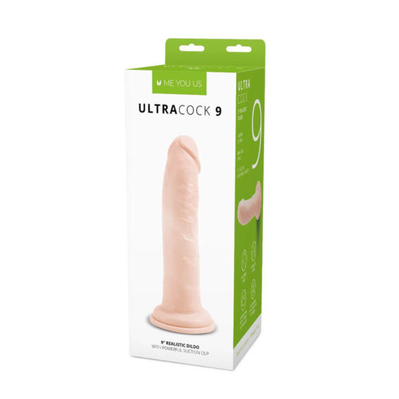 Me You Us – Ultra Cock 9-inch Vanilla Realistic Dildo