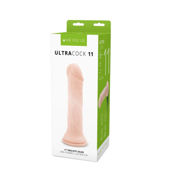 Me You Us – Ultra Cock 11-inch Vanilla Realistic Dildo