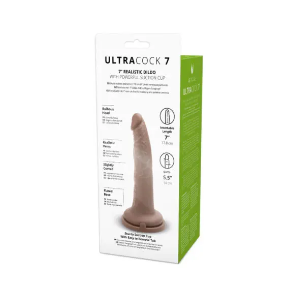 Me You Us - Ultra Cock 7-inch Caramel Realistic Dildo