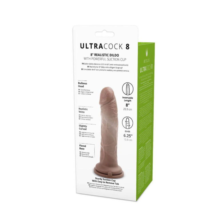 Me You Us - Ultra Cock 8-inch Caramel Realistic Dildo