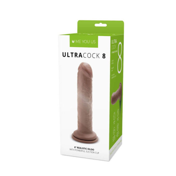 Me You Us – Ultra Cock 8-inch Caramel Realistic Dildo