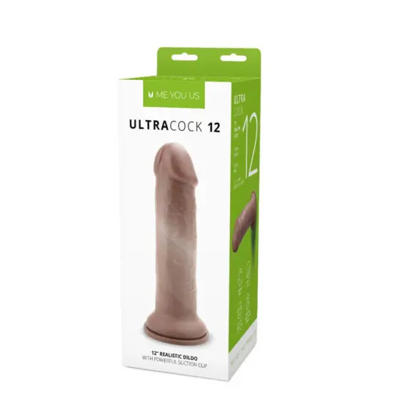 Me You Us - Ultra Cock 12-inch Caramel Realistic Dildo
