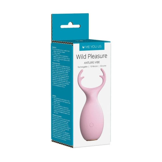 Me You Us - Wild Pleasure Antlers Clitoral Vibrator (usb - Pink)