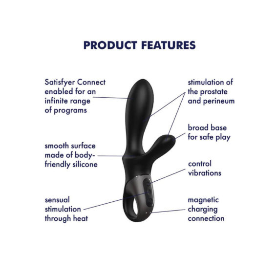 Satisfyer – Heat Climax Plus Rabbit Vibrator (black)