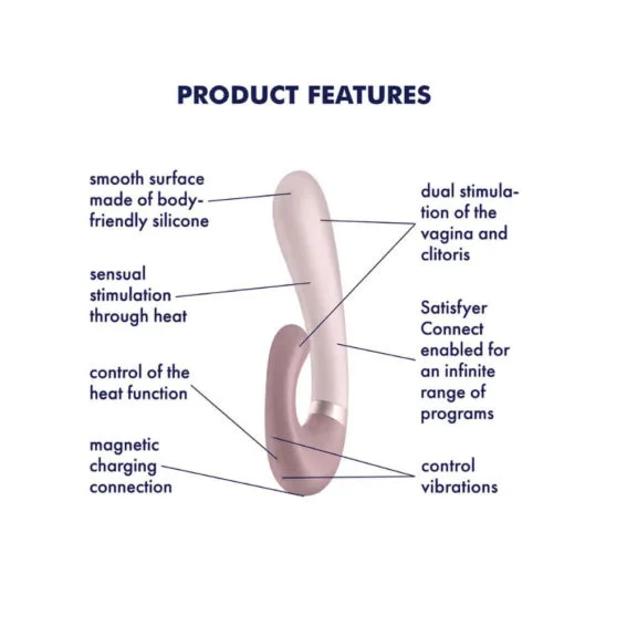 Satisfyer – Heat Wave G-spot & Clitoral Vibrator (mauve)