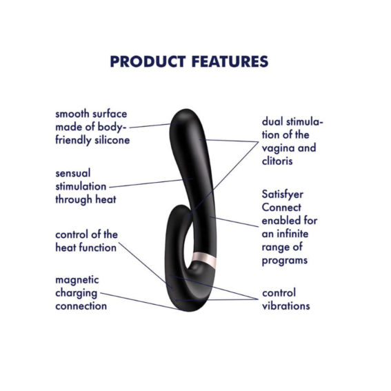 Satisfyer – Heat Wave G-spot & Clitoral Vibrator (black)