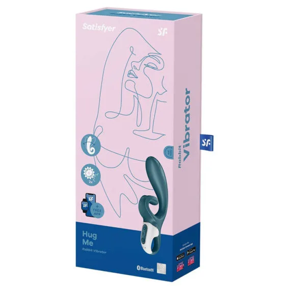 Satisfyer – Hug Me G-spot Vibrator (grey Blue)