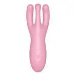 Satisfyer – Threesome 4 Waterproof Vibrator (app Control – Pink)