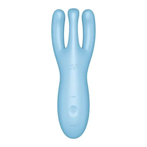 Satisfyer - Threesome 4 Waterproof Vibrator (app Control - Blue)