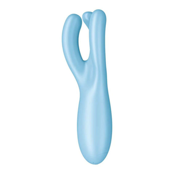 Satisfyer – Threesome 4 Waterproof Vibrator (app Control – Blue)