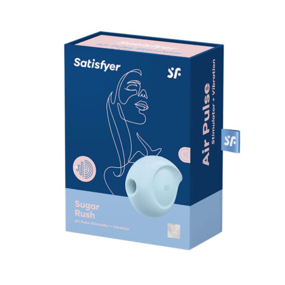 Satisfyer – Sugar Rush Air Pulse Clitoral Vibrator (blue)
