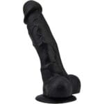 Loving Joy 7-inch Realistic Dildo With Suction Cup And Balls (black)