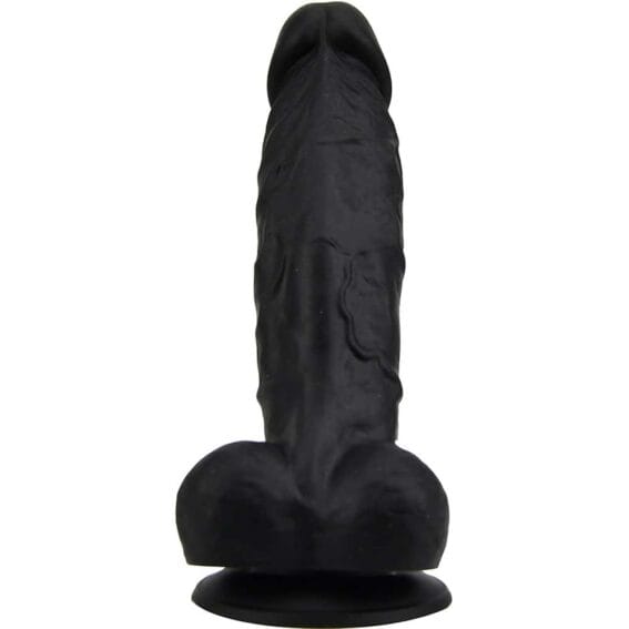 Loving Joy 7-inch Realistic Dildo With Suction Cup And Balls (black)
