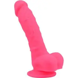 Loving Joy 8-inch Realistic Dildo With Suction Cup And Balls (pink)