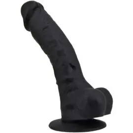 Loving Joy 9-inch Realistic Dildo With Suction Cup And Balls (black)