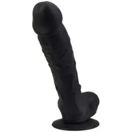 Loving Joy 9-inch Realistic Dildo With Suction Cup And Balls (black)