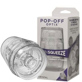 Doc Johnson: Main Squeeze Optix Crystal Clear Compact Stroker