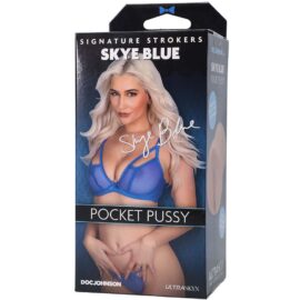 Doc Johnson: Skye Blue Realistic Pocket Pussy Stroker