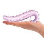 Gläs 6-inch Glass Dildo - Lick It Tongue Stimulator