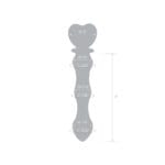 Gläs 8-inch Glass Dildo - Sweetheart Stimulator